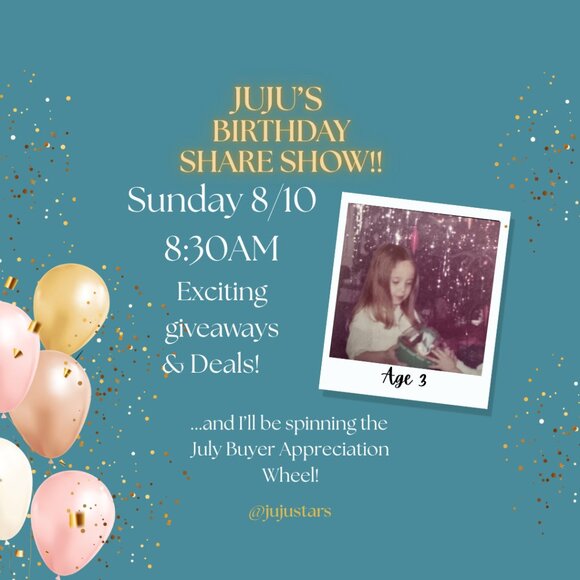 JujuStars Dresses & Skirts - 8/10 8:30 AM Juju's Birthday Share Show!